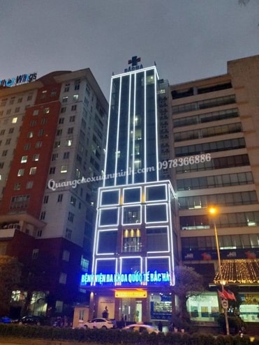Đèn led trang trí tòa nhà