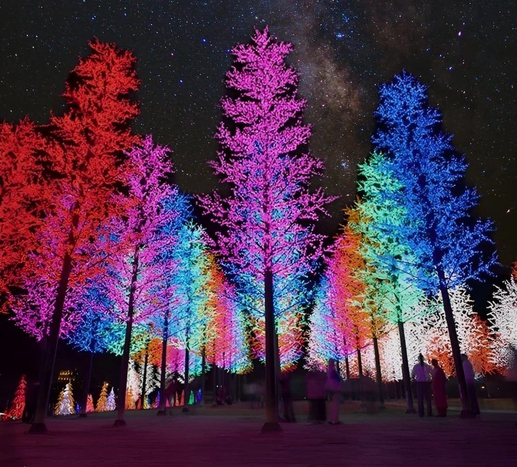 Thi công cây ánh sáng cho dự án