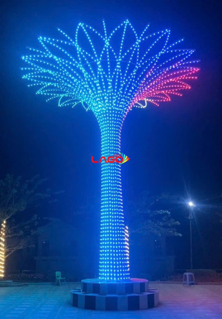Thi công cây ánh sáng cho công trình