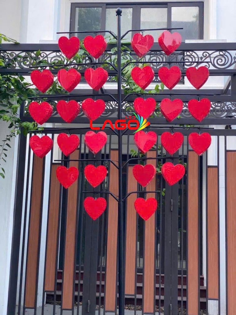 Bán đèn lồng trái tim