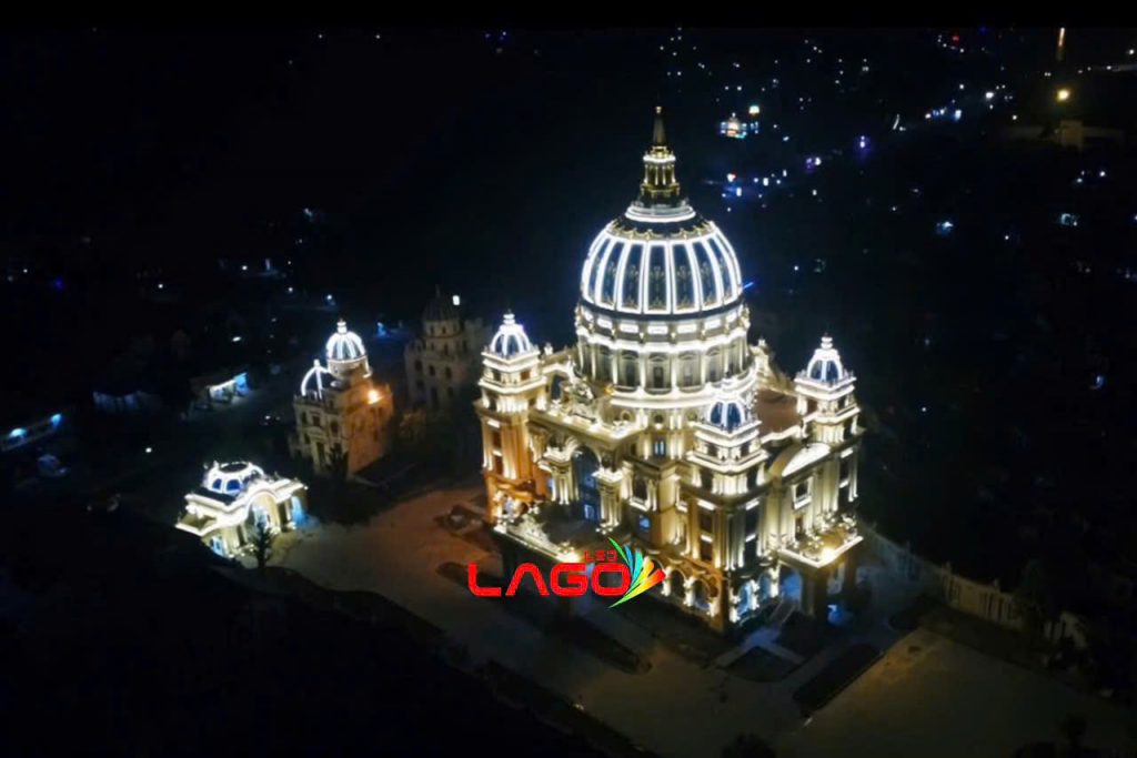 Giải pháp chiếu sáng biệt thự lâu đài