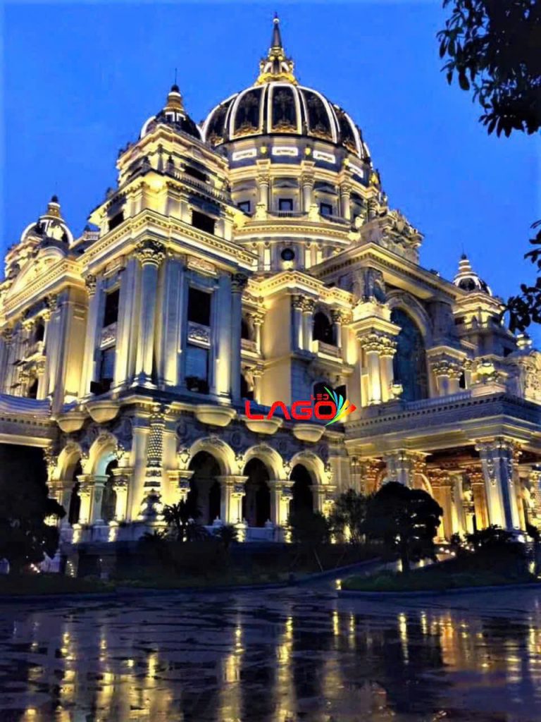 Giải pháp chiếu sáng biệt thự lâu đài